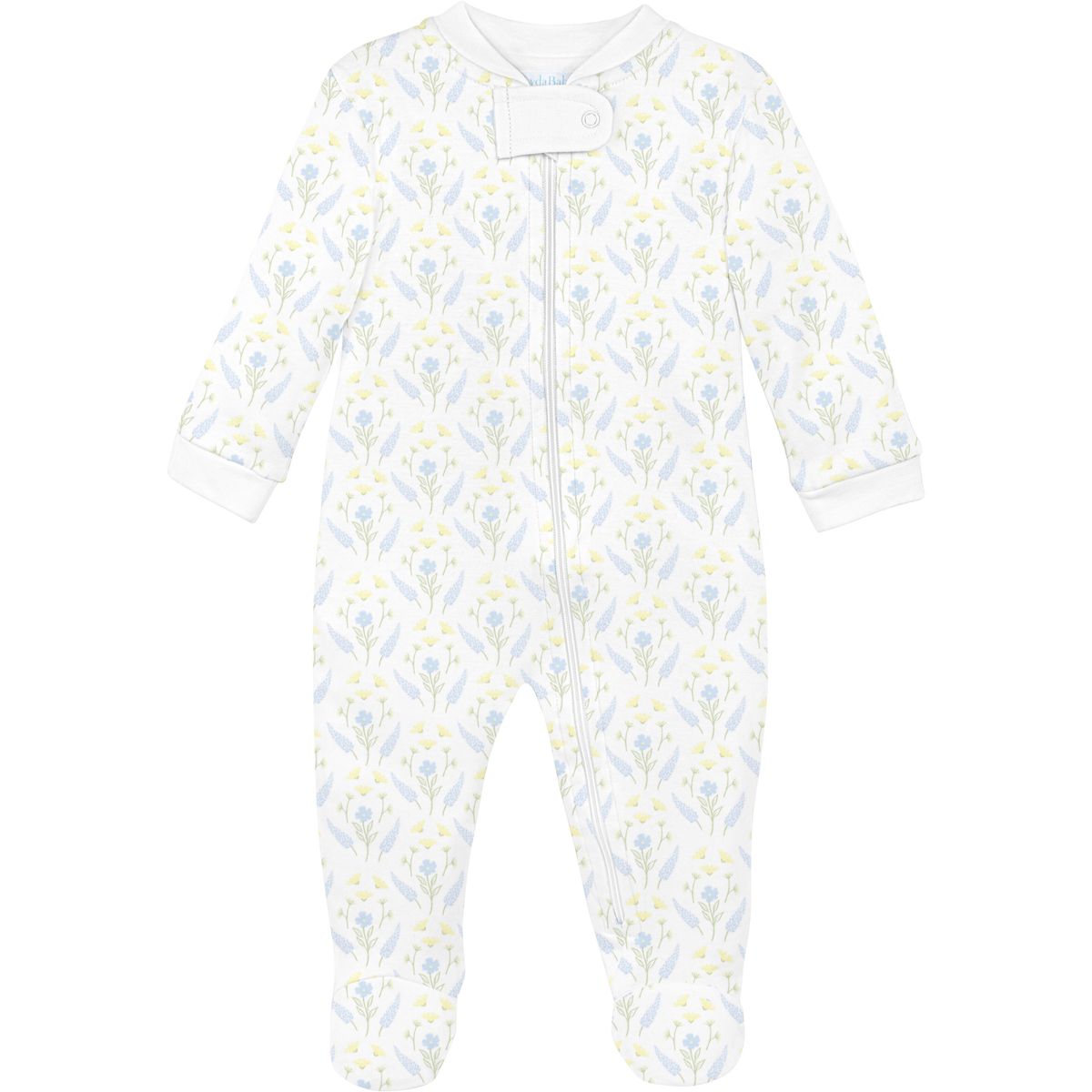 SERENE FLORAL – ZIPPER FOOTIE