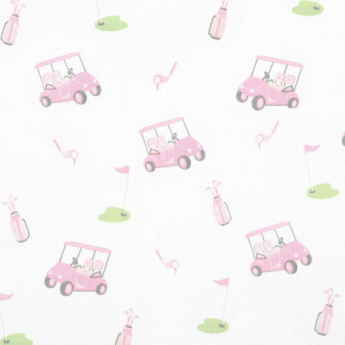 GOLF GAME – ZIPPER FOOTIE in Pink