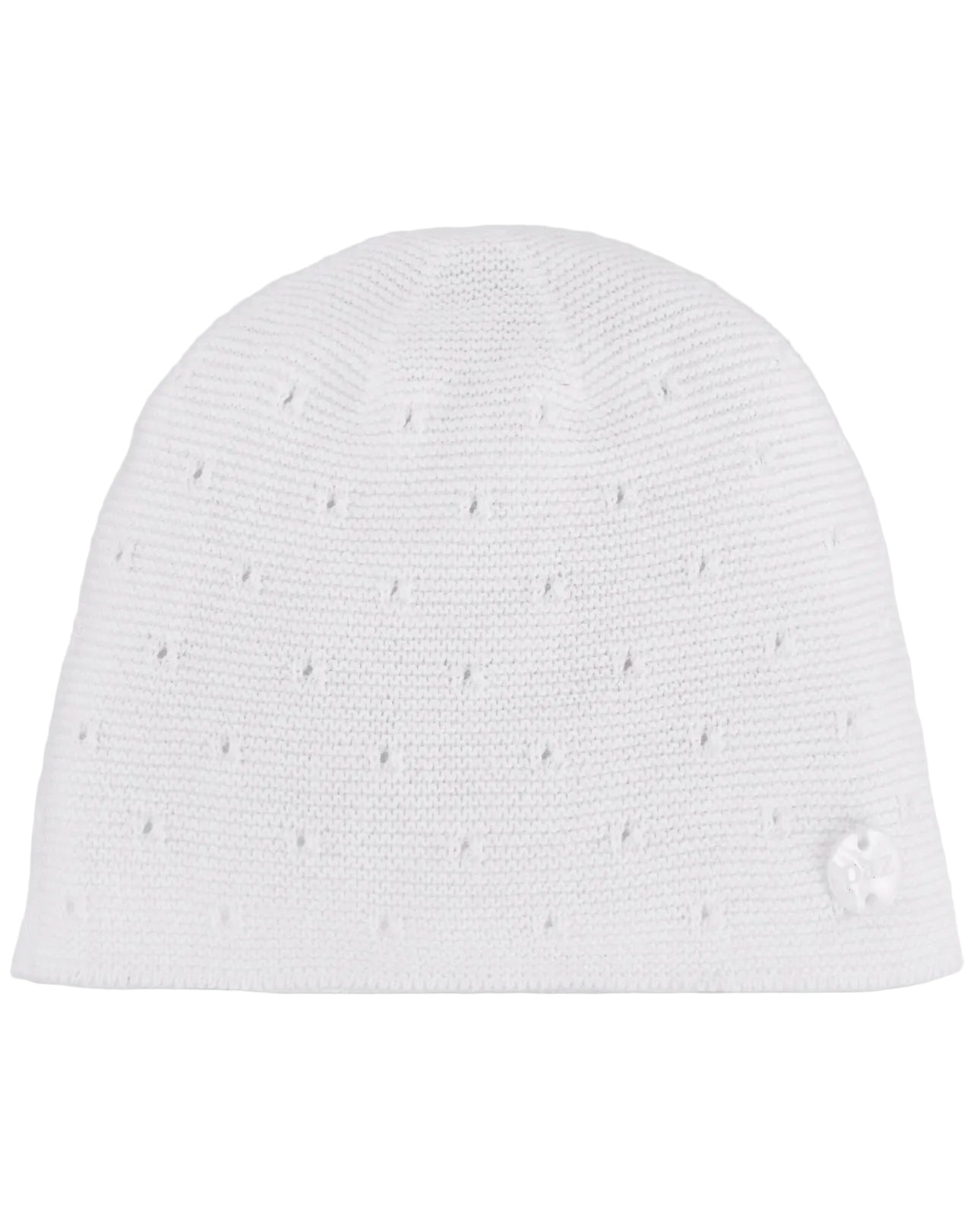 Knit Newborn Hat White