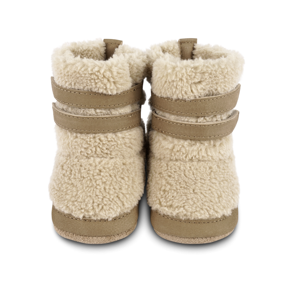 Larisso Booties | Beige Curly Faux Fur 25
