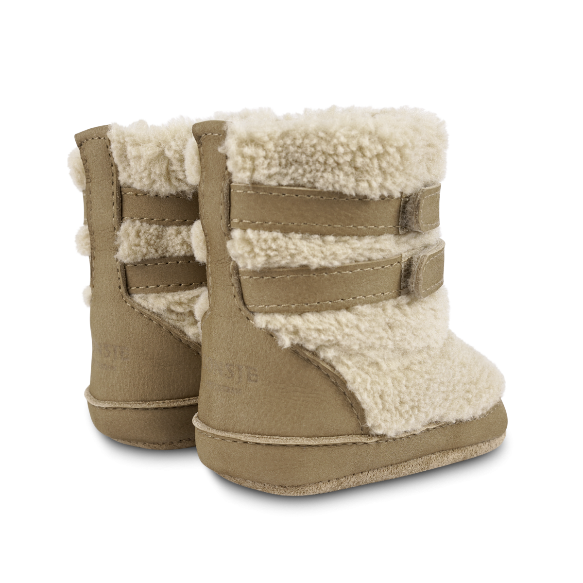 Larisso Booties | Beige Curly Faux Fur 25