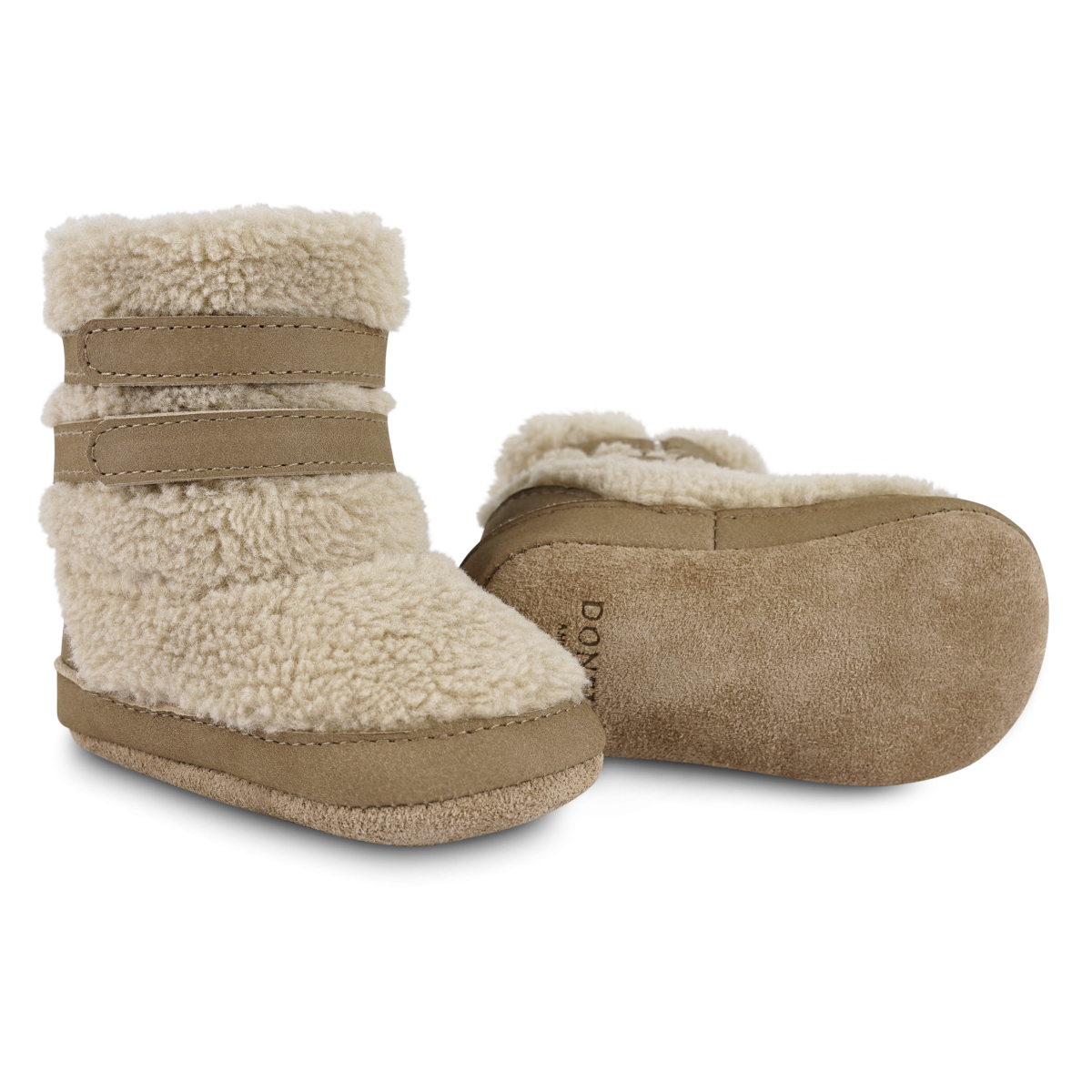 Larisso Booties | Beige Curly Faux Fur 25