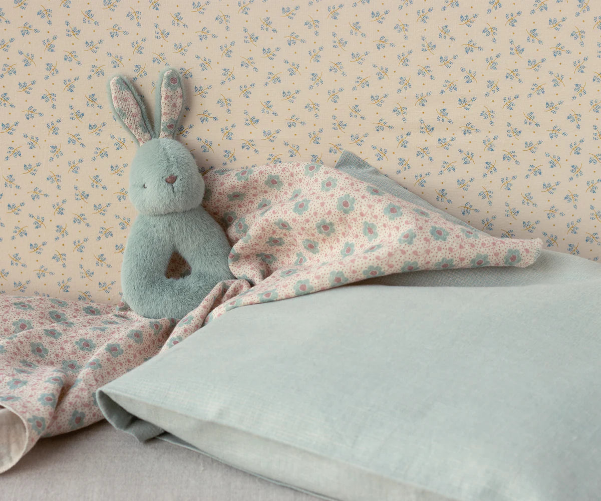 Rabbit Rattle Set- Mint