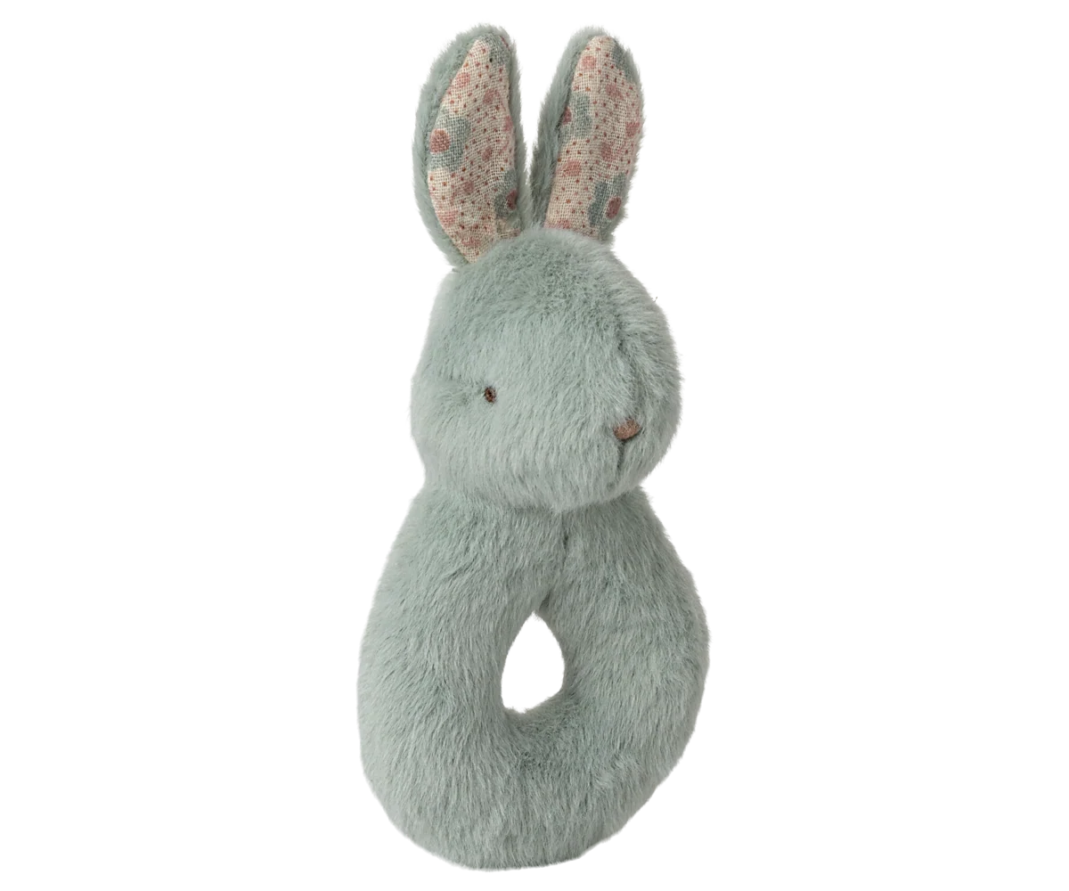 Rabbit Rattle Set- Mint