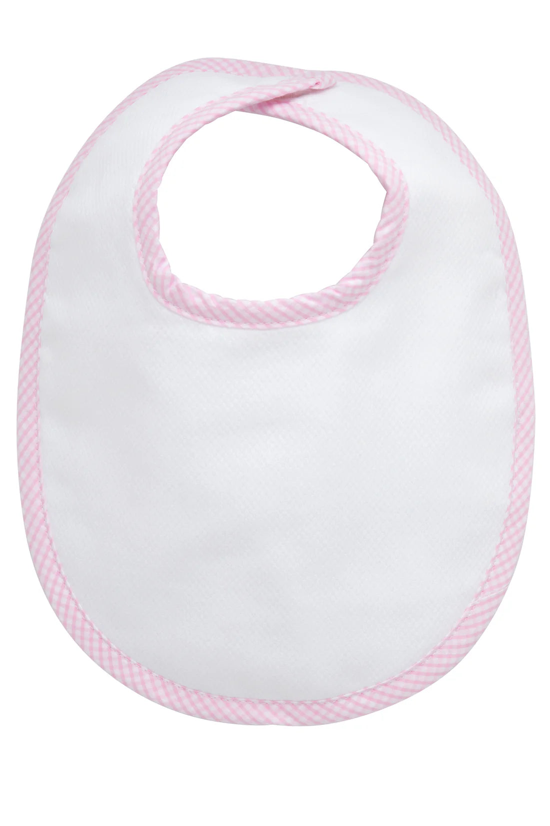 Small Check Basic Bib Pink