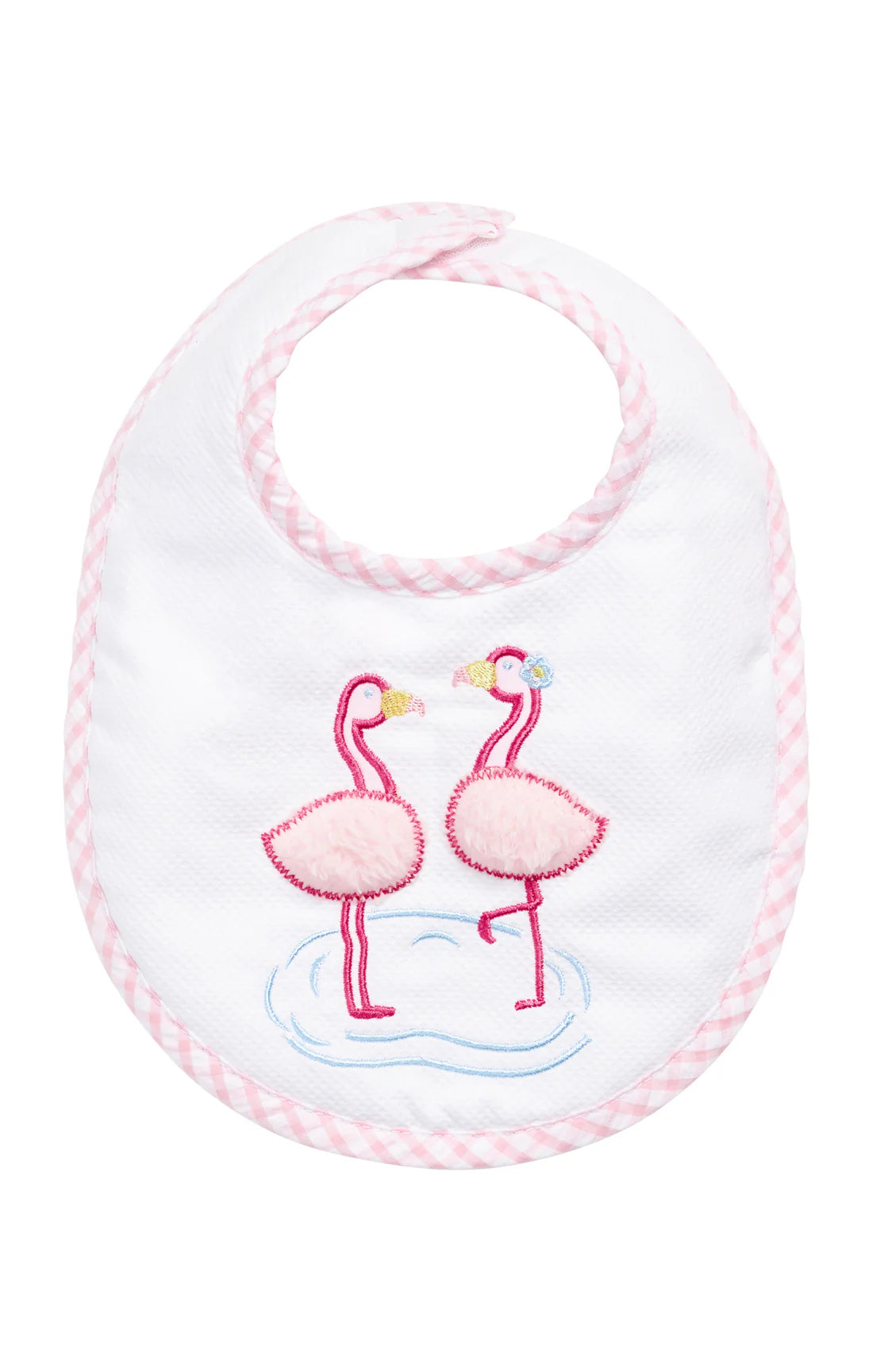 Flamingo Applique Basic Bib