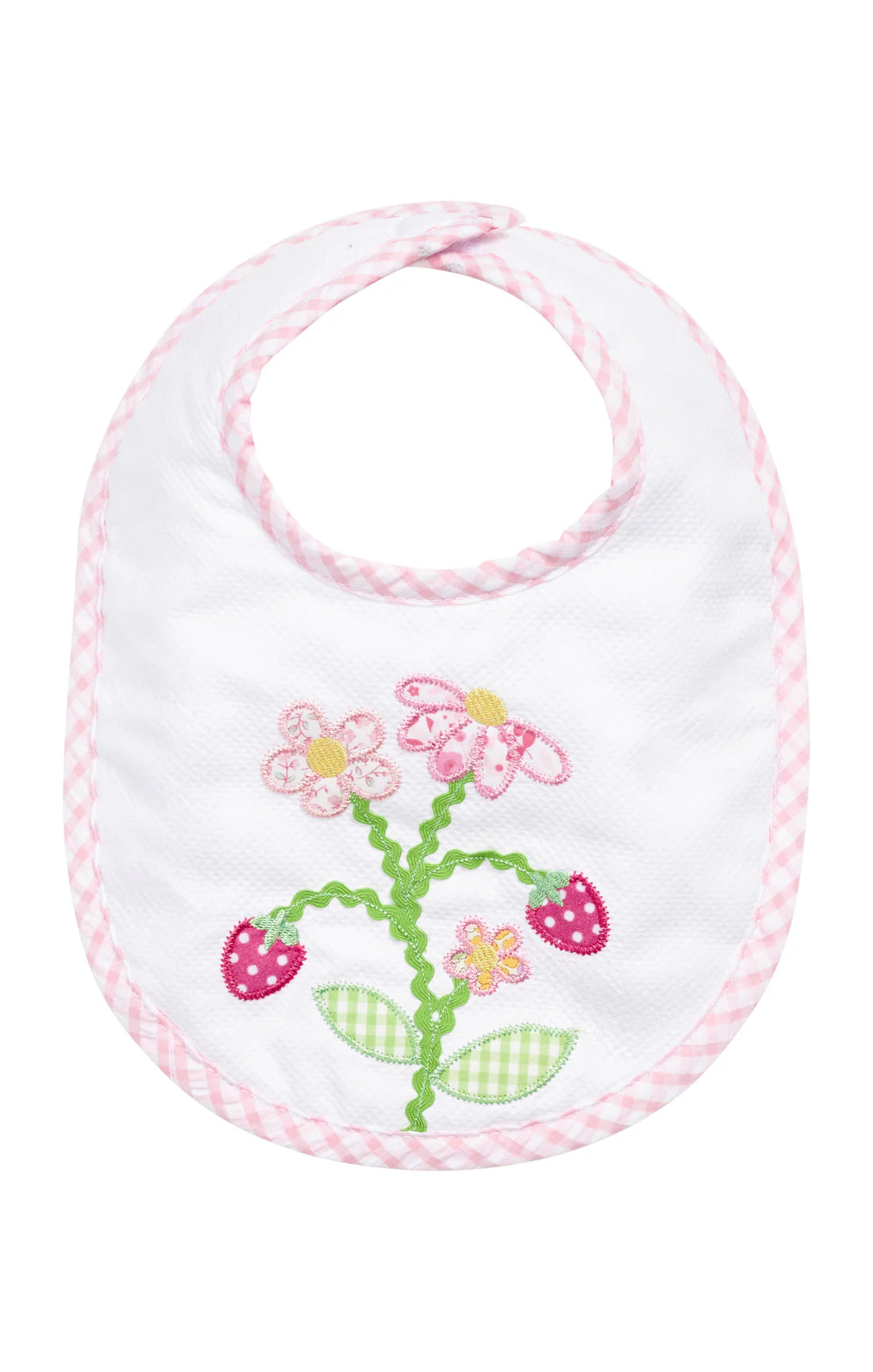 Strawberry Applique Basic Bib