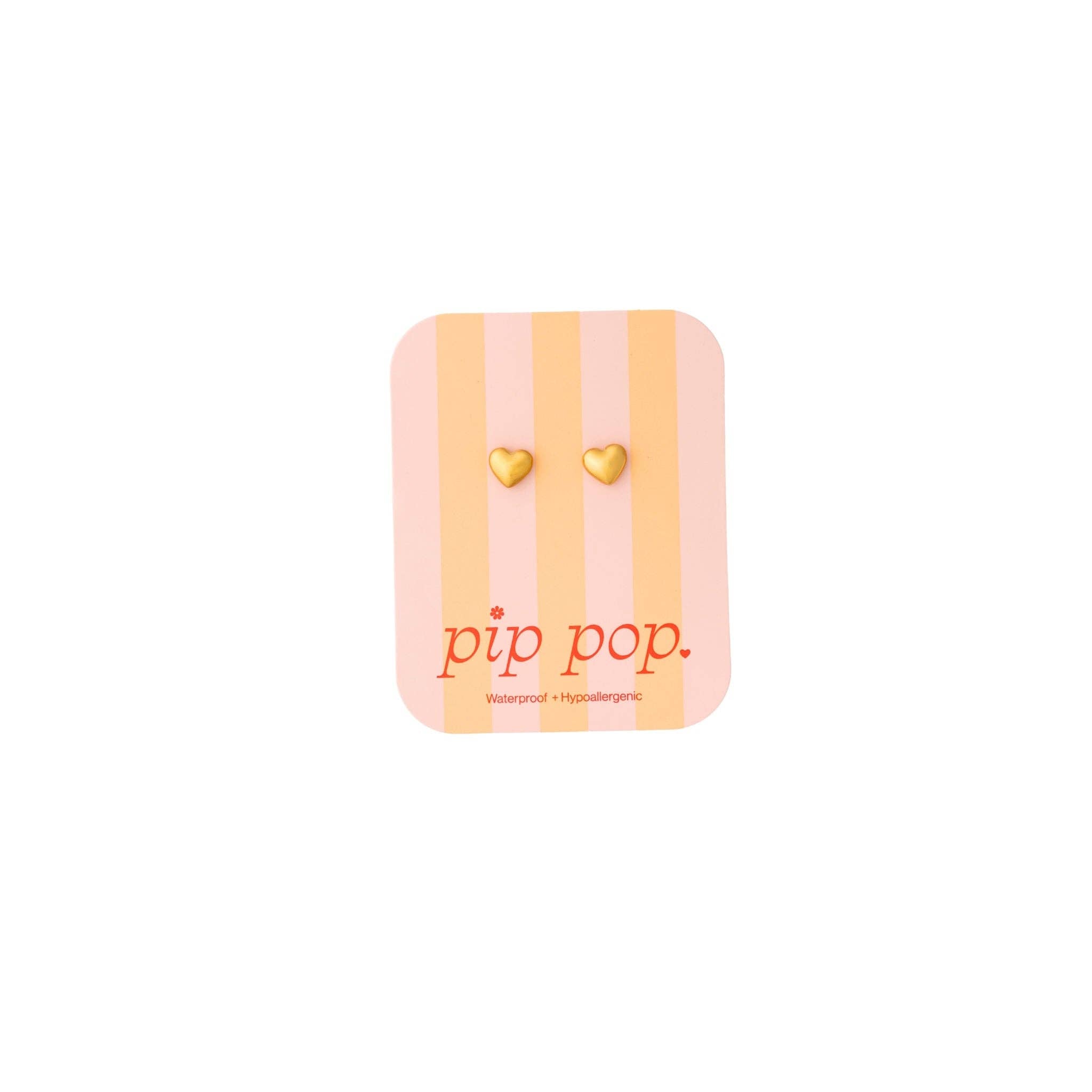 Bubble Heart Stud