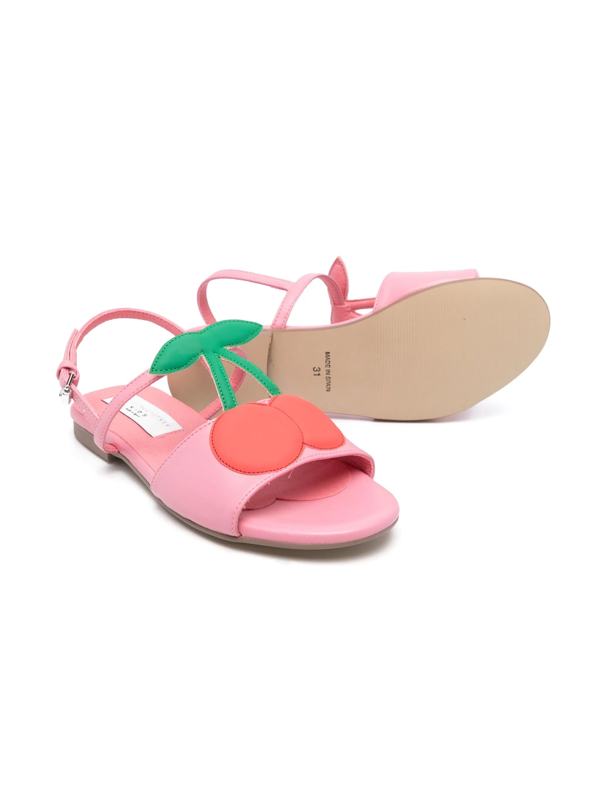 Girls Sandals with Cherry Details