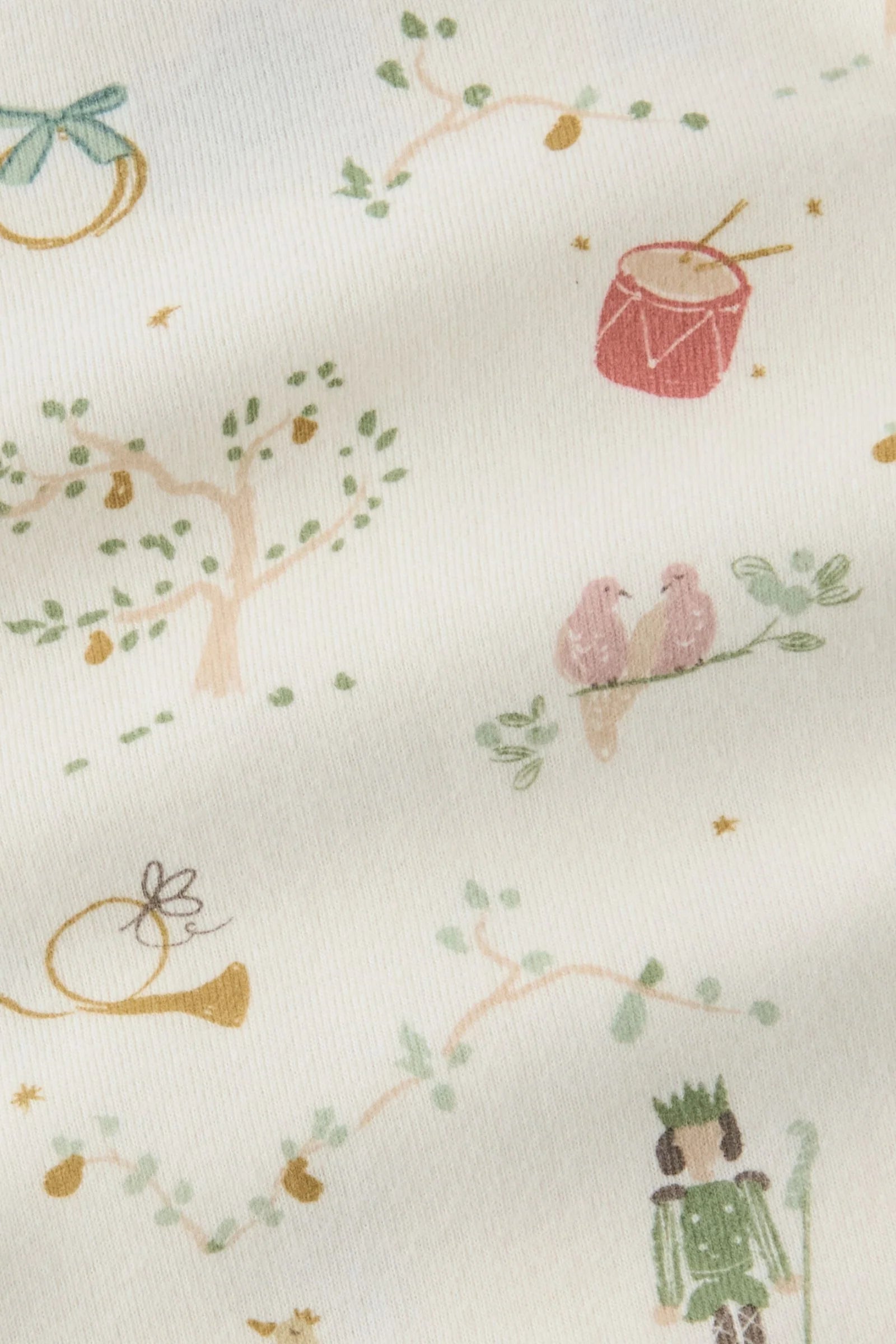 Ribbed Baby Sleeper Partridge in a Pehr Tree