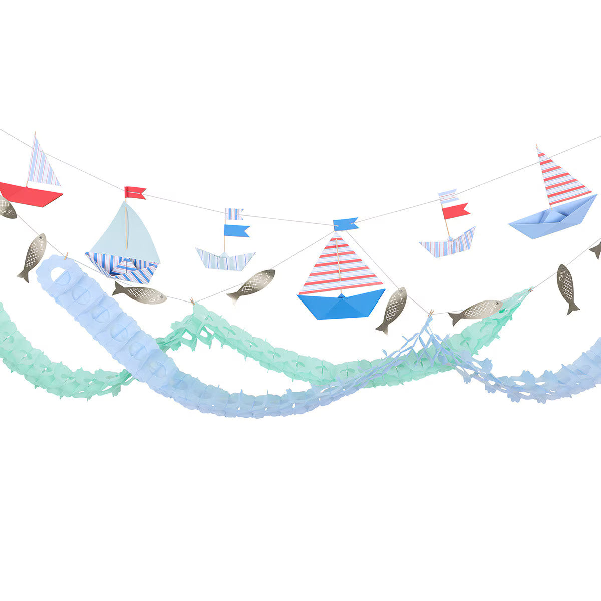 Nautical Boat Garland Set