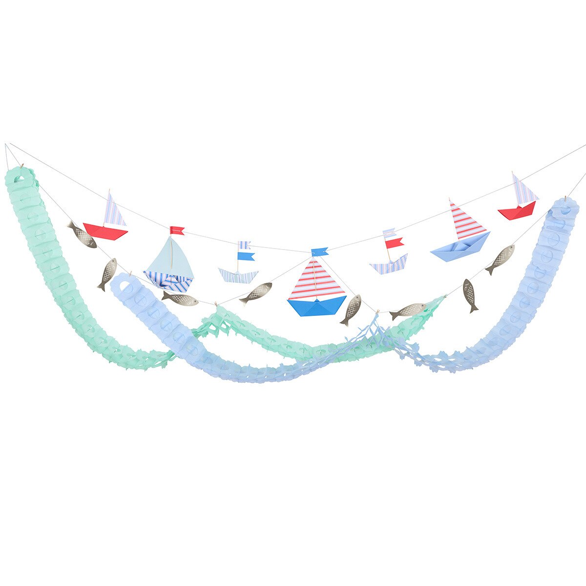Nautical Boat Garland Set