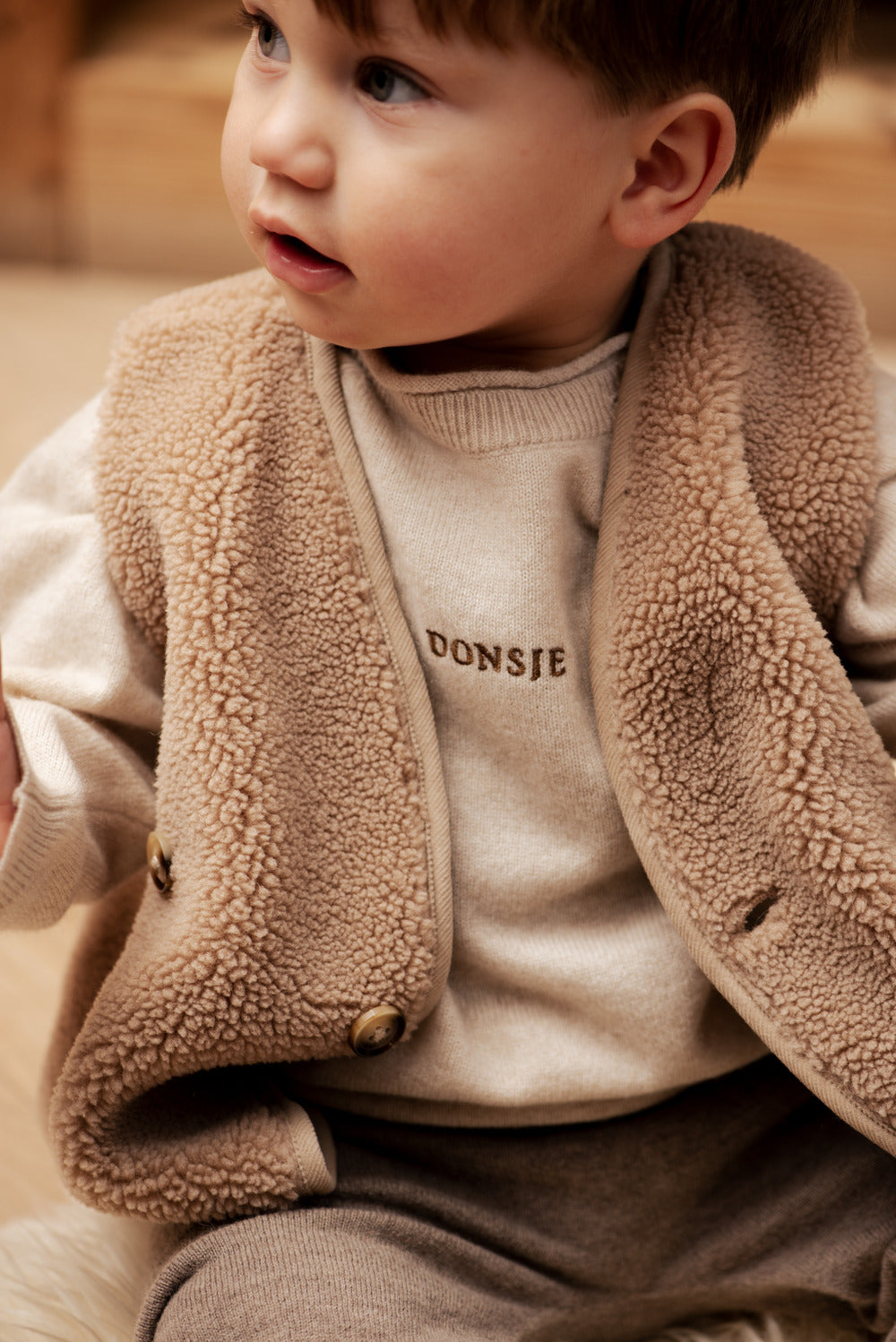 Monty Gilet Hazelnut F26