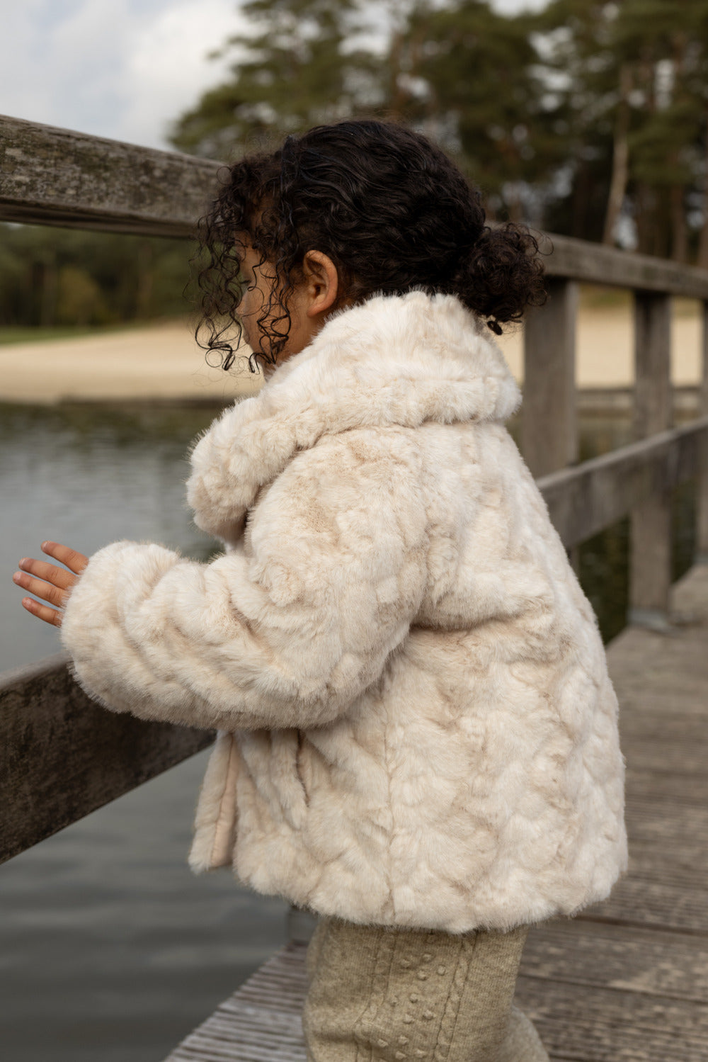Noekie Jacket in Birch Teddy F26