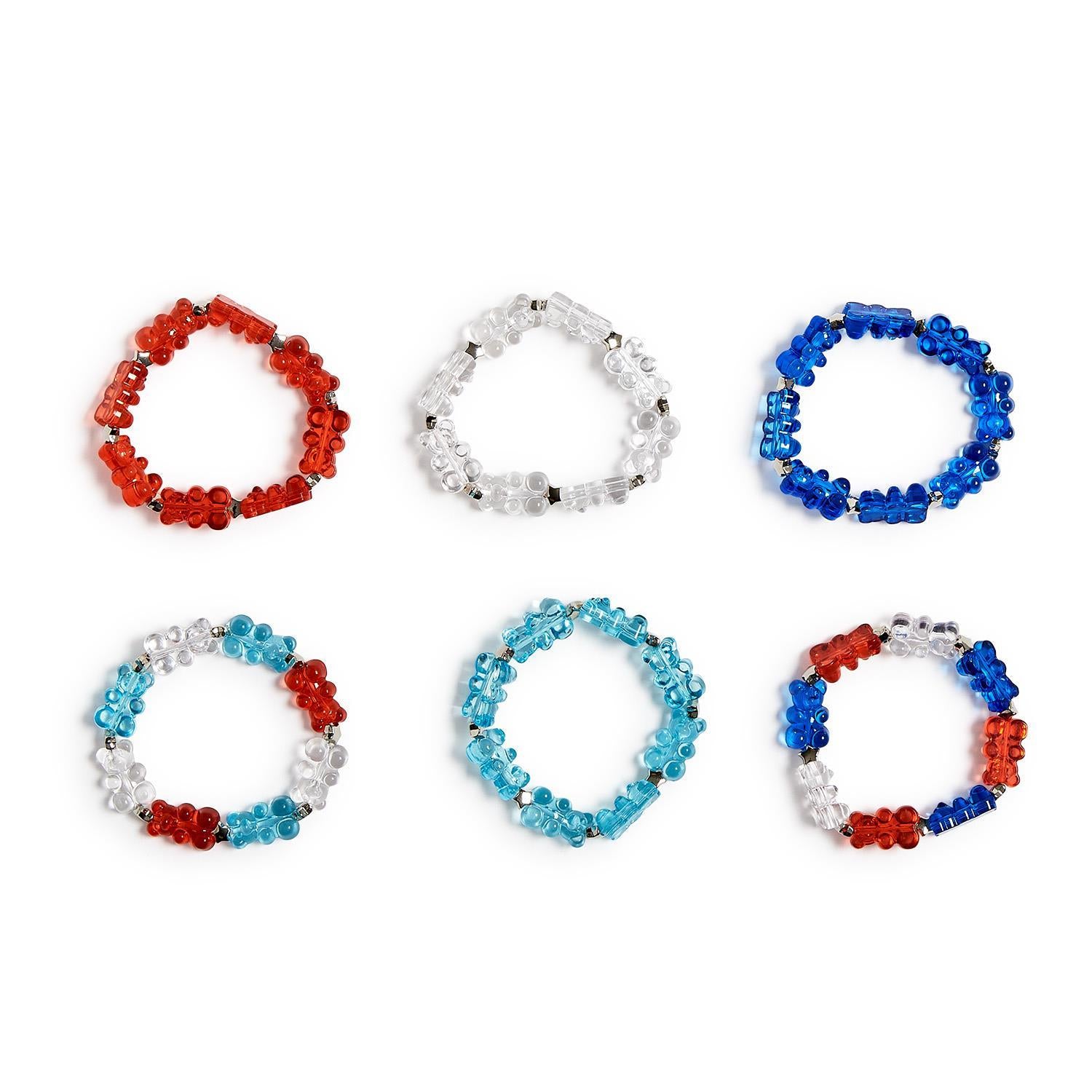 Gummy Bears & Stars Elastic Bracelet