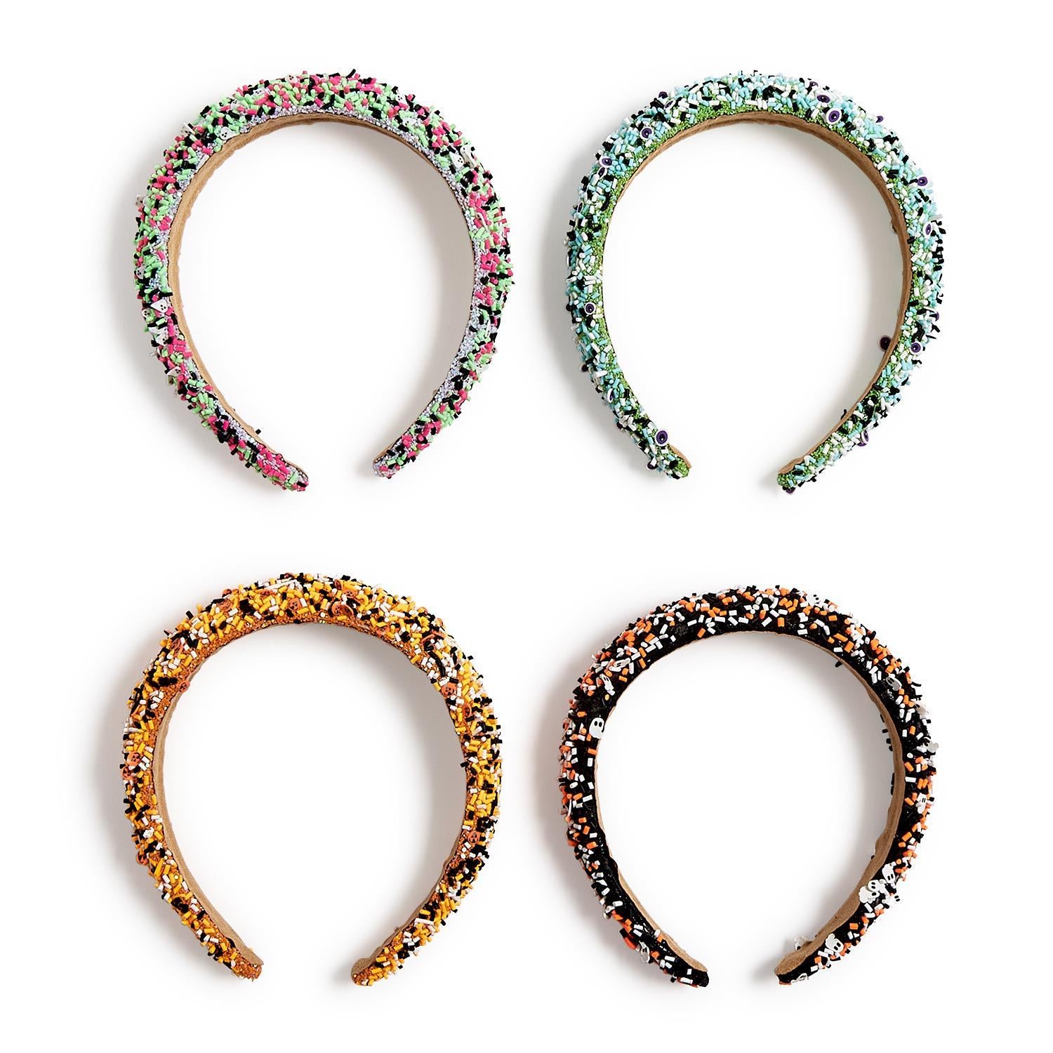 Halloween Sprinkles Headband Assorted 4 Colors