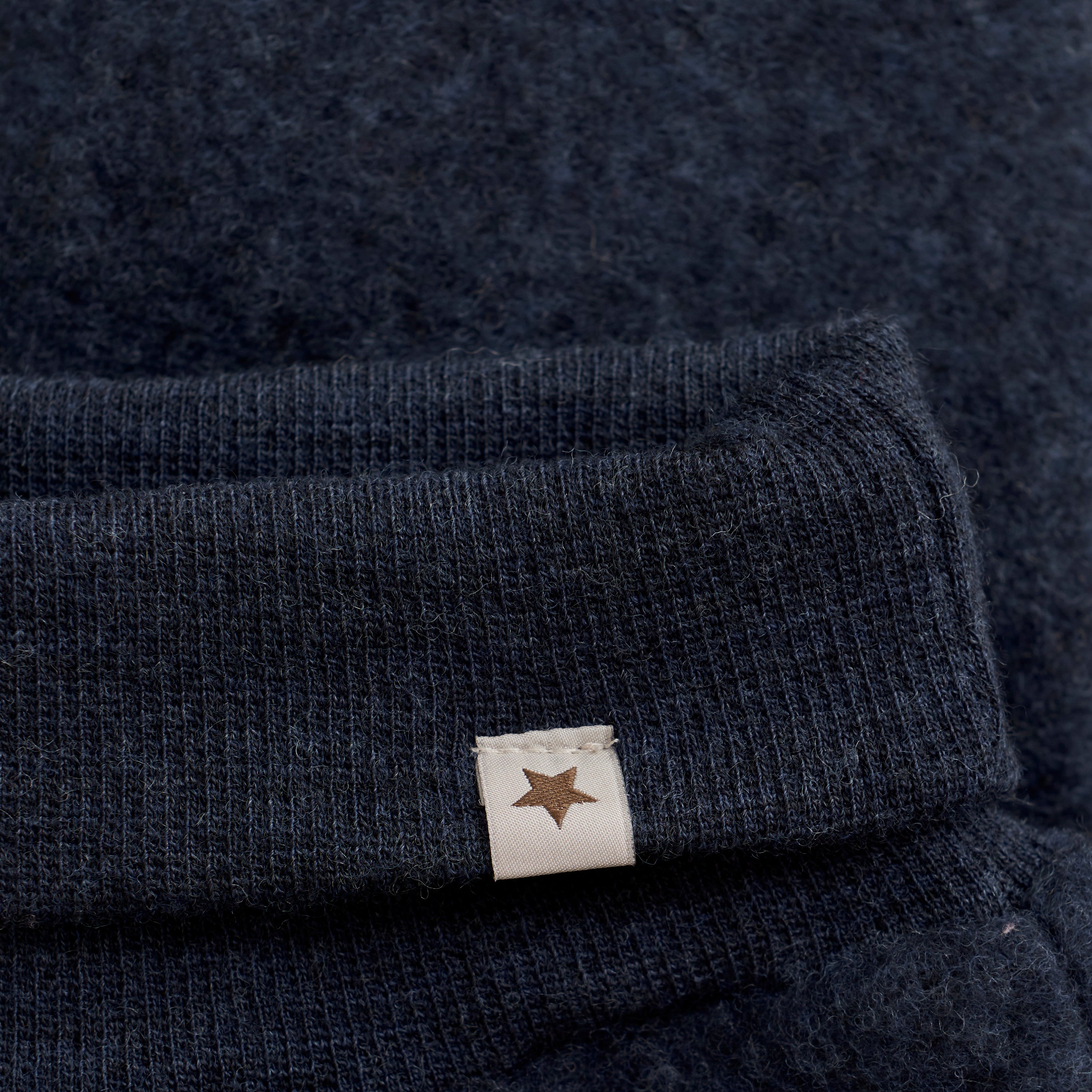 Pants Wool Fleece Navy