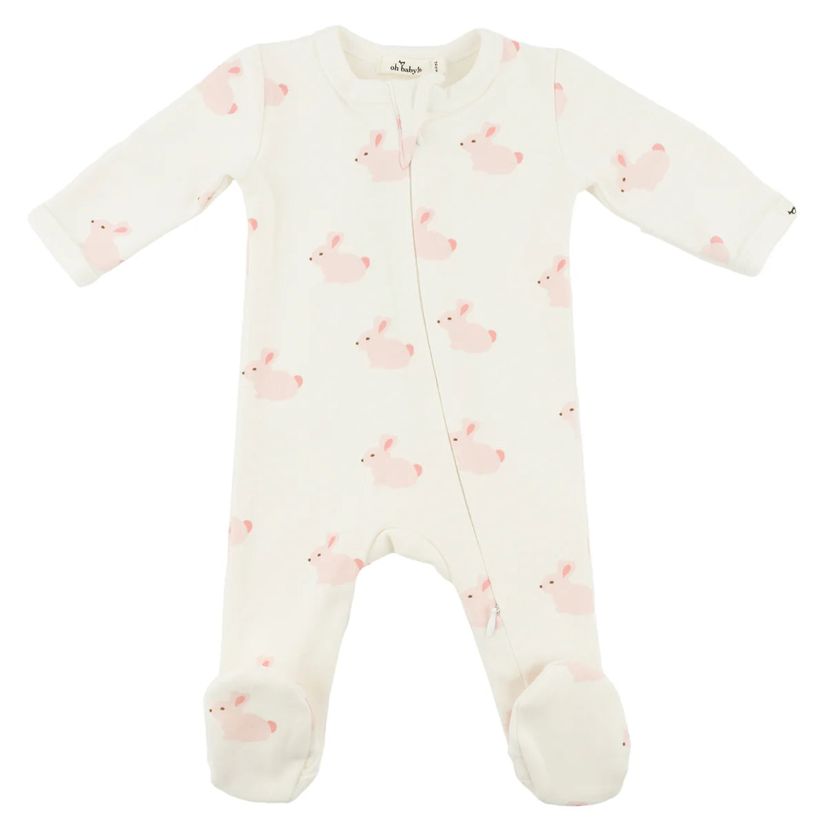 Bunnies Print Footie