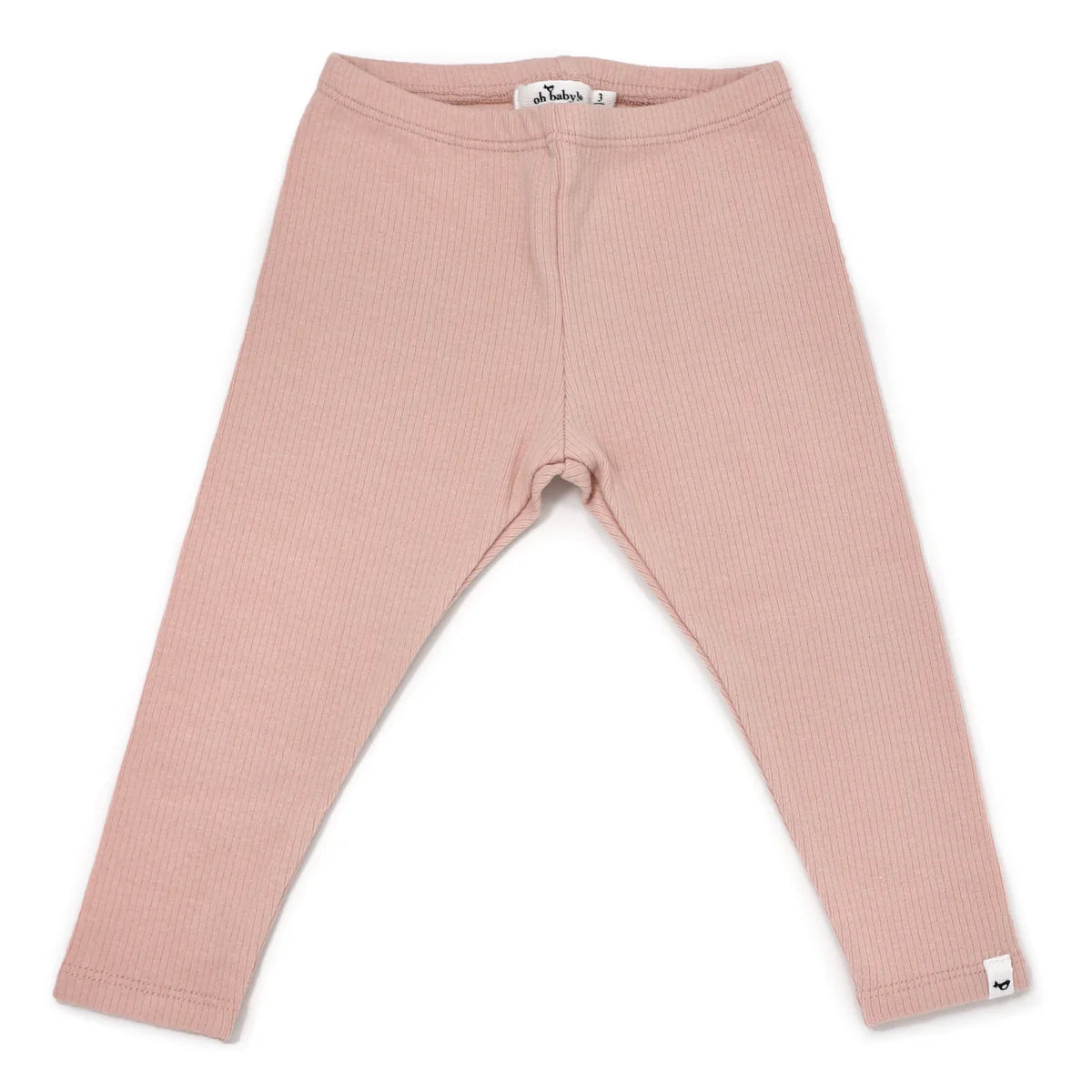 Rib Leggings - Blush