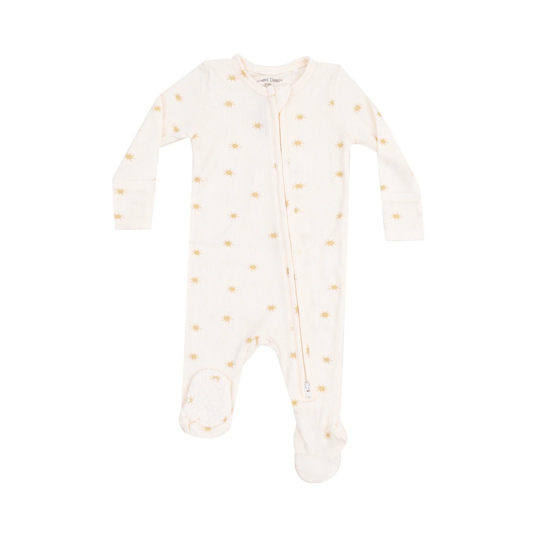 2 Way Zipper Footie - Simple Suns