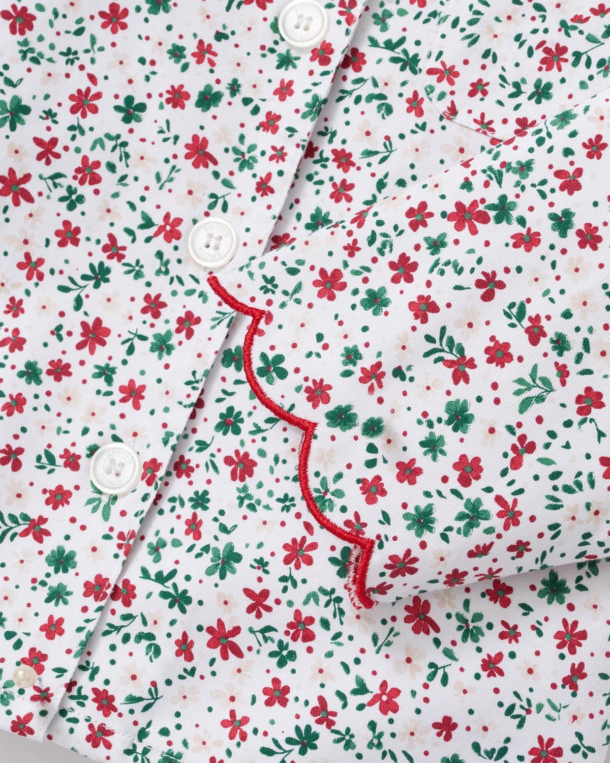 Kid's Twill Colette Pajama Set in Winter Garden