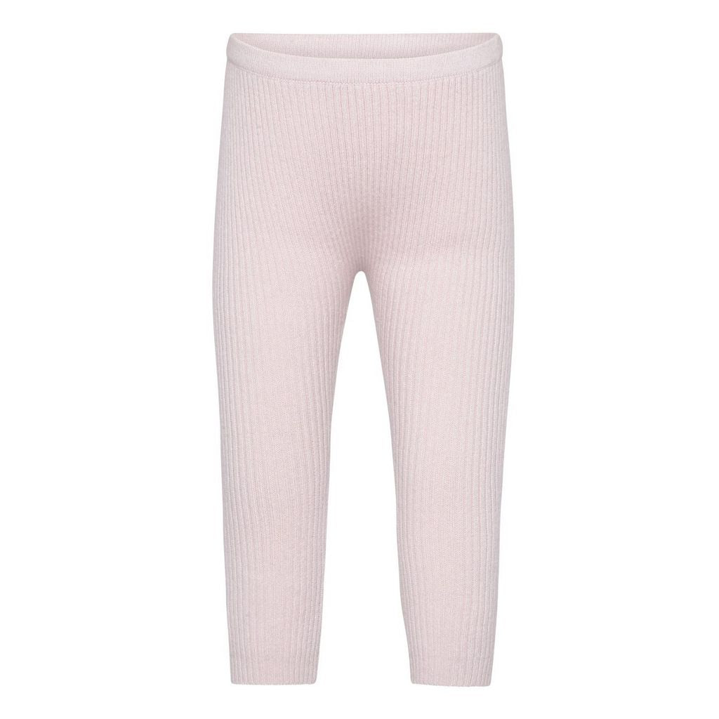 Cashmere Sweater and Ribbed Legging Set Pink