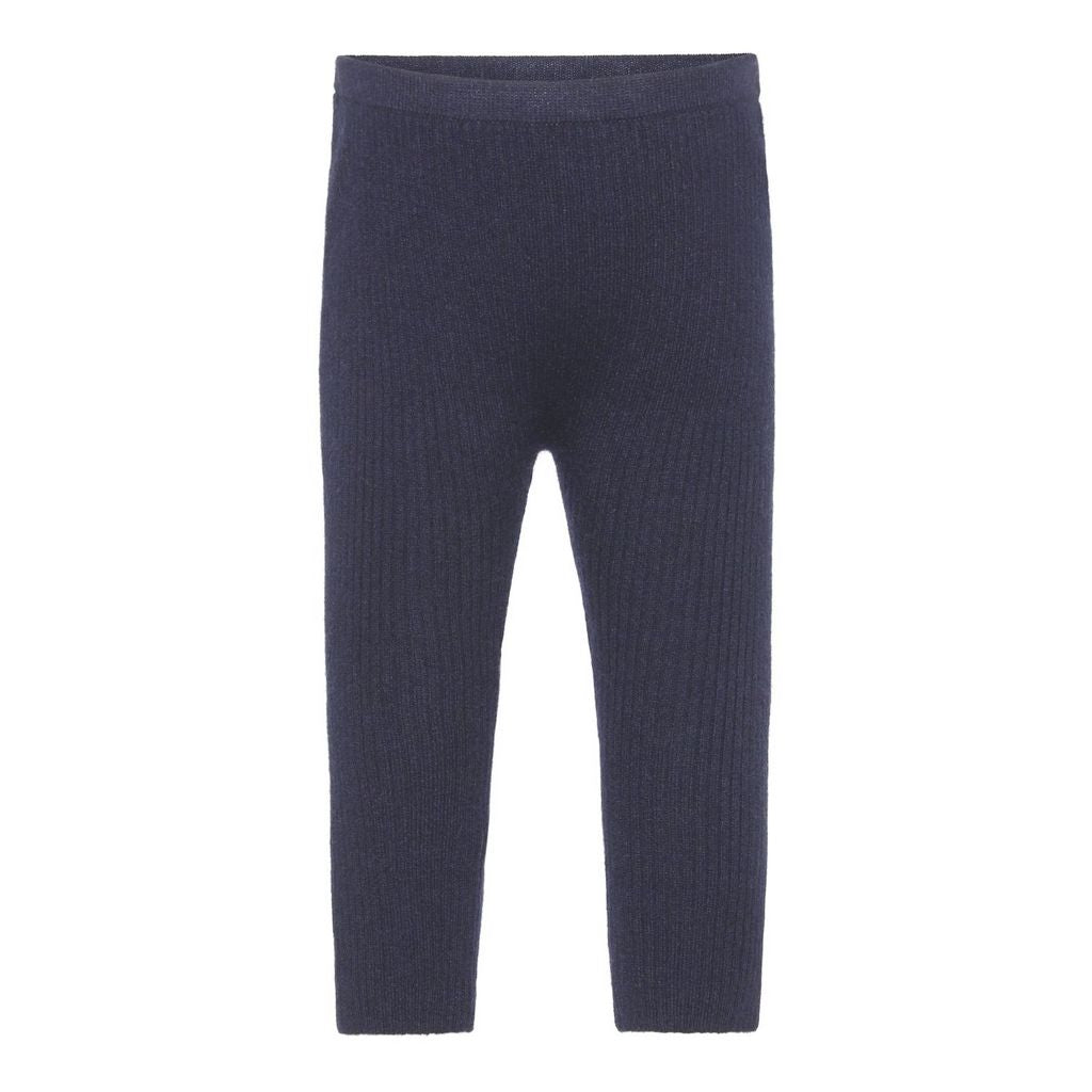 Cashmere Sweater and Ribbed Legging Set Navy