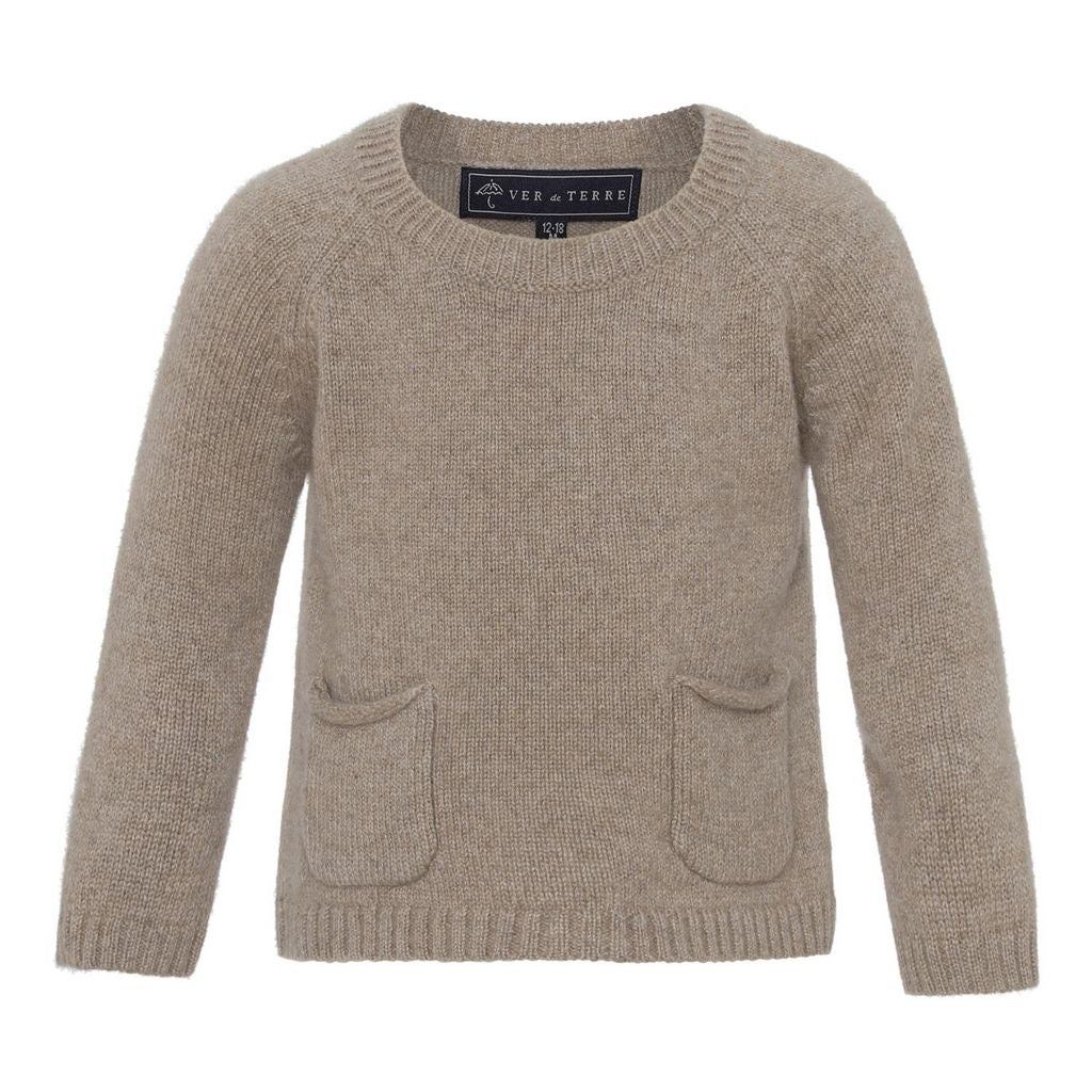 Cashmere Sweater and Ribbed Legging Set Camel