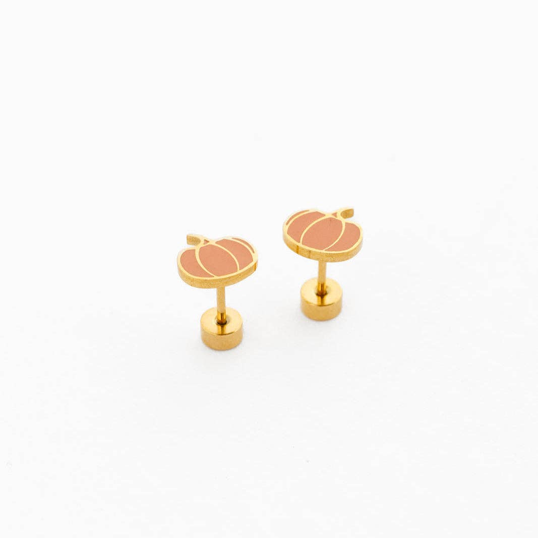 Pumpkin Earrings