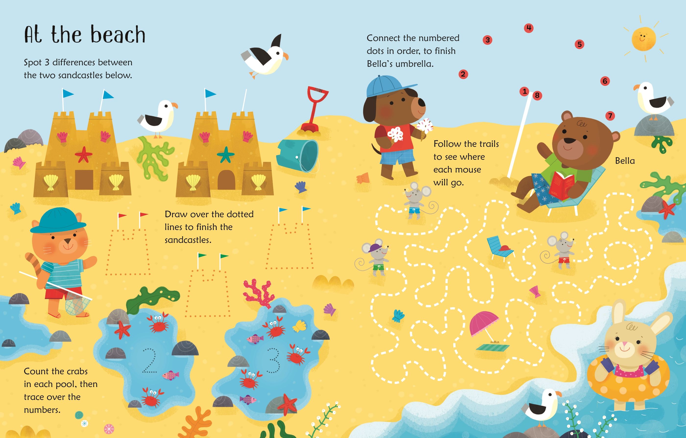 Wipe-Clean Summer Activities