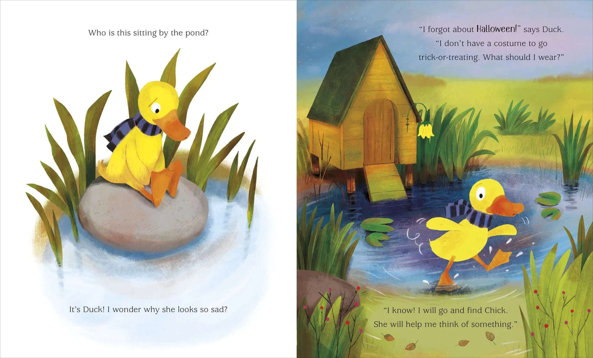 Say Peekaboo! Duck's Spooky Halloween