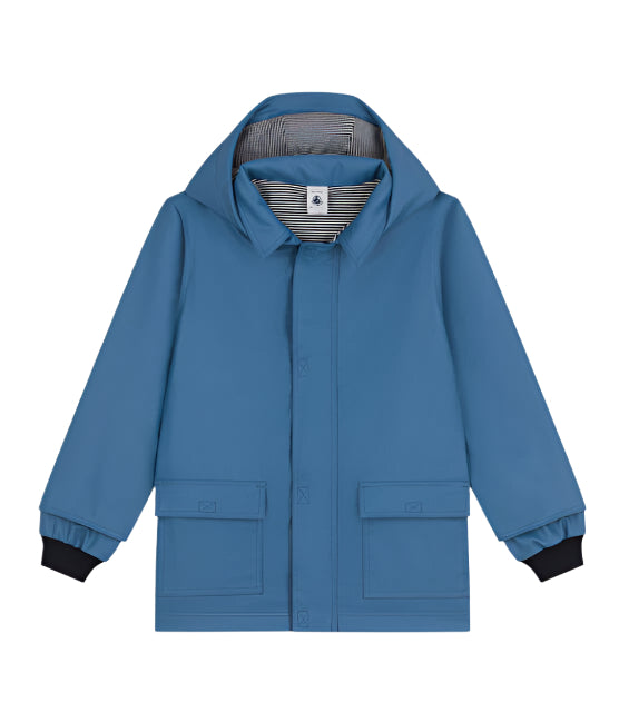 ICONIC RECYCLED RAINCOAT in Blue