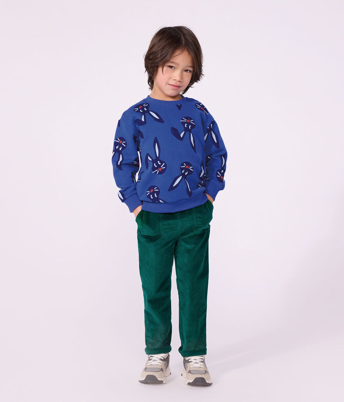 Boy Corduroy Pants Green F26