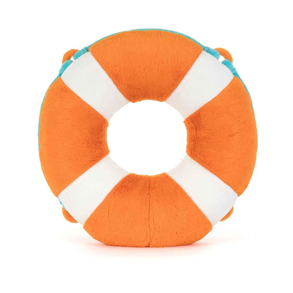 Amuseables Life Ring SS26 plush toy, highlighting its unique characteristics as a friendly companion for kids and adults.