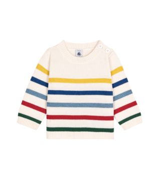 Baby Boy Multi Stripe Sweater