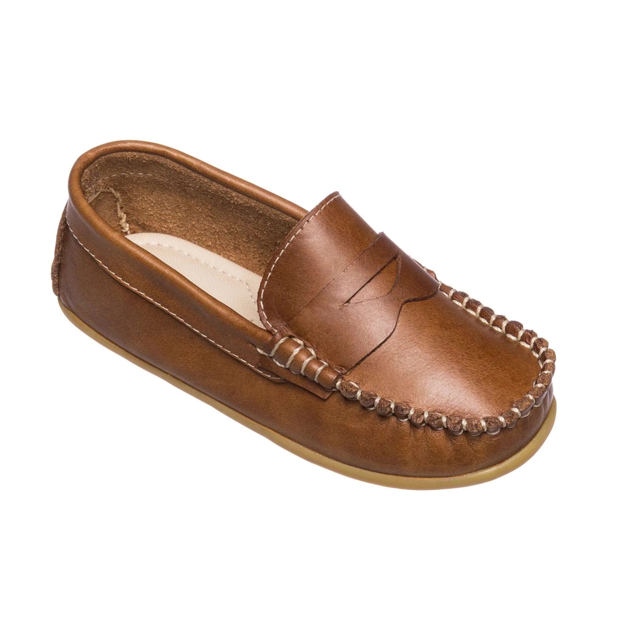 Alex Driver Moccassin Natural Leather F26