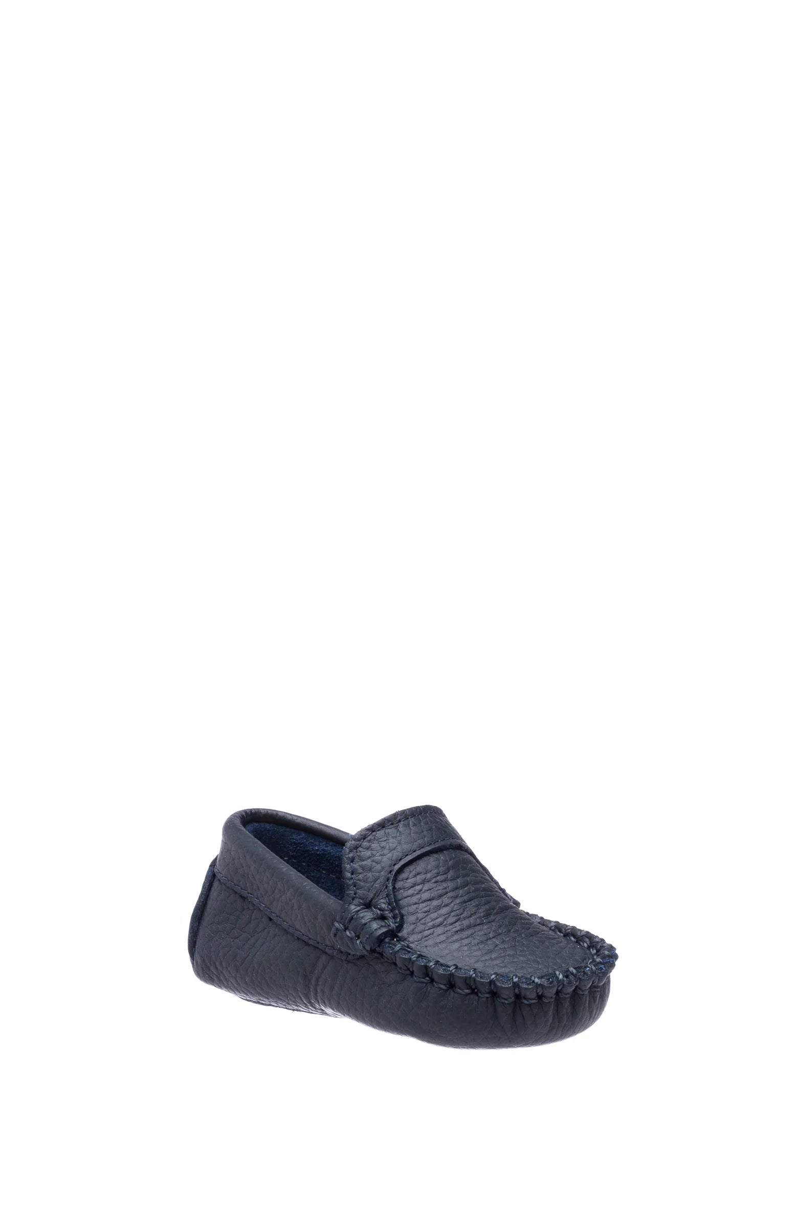 Baby Moccasins-Navy Leather F26