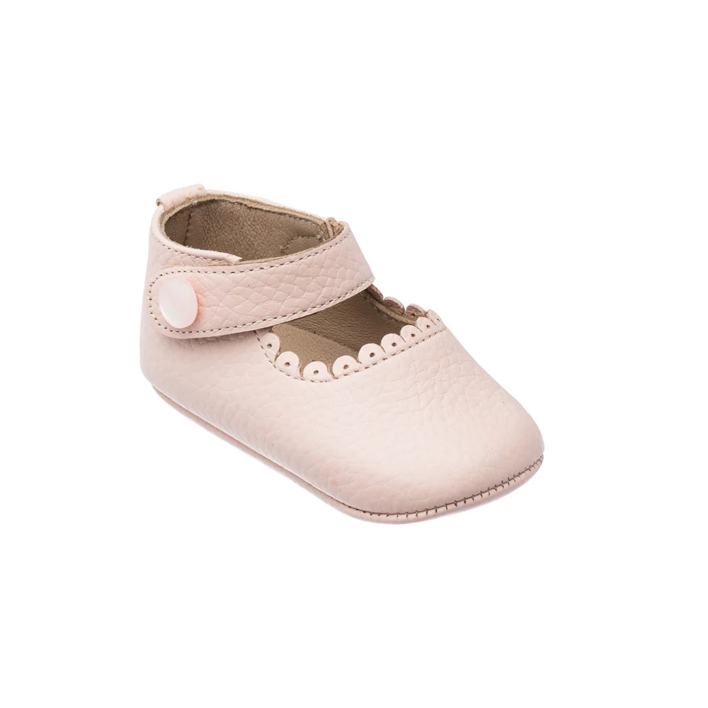 Baby Mary Janes Pink Leather F26