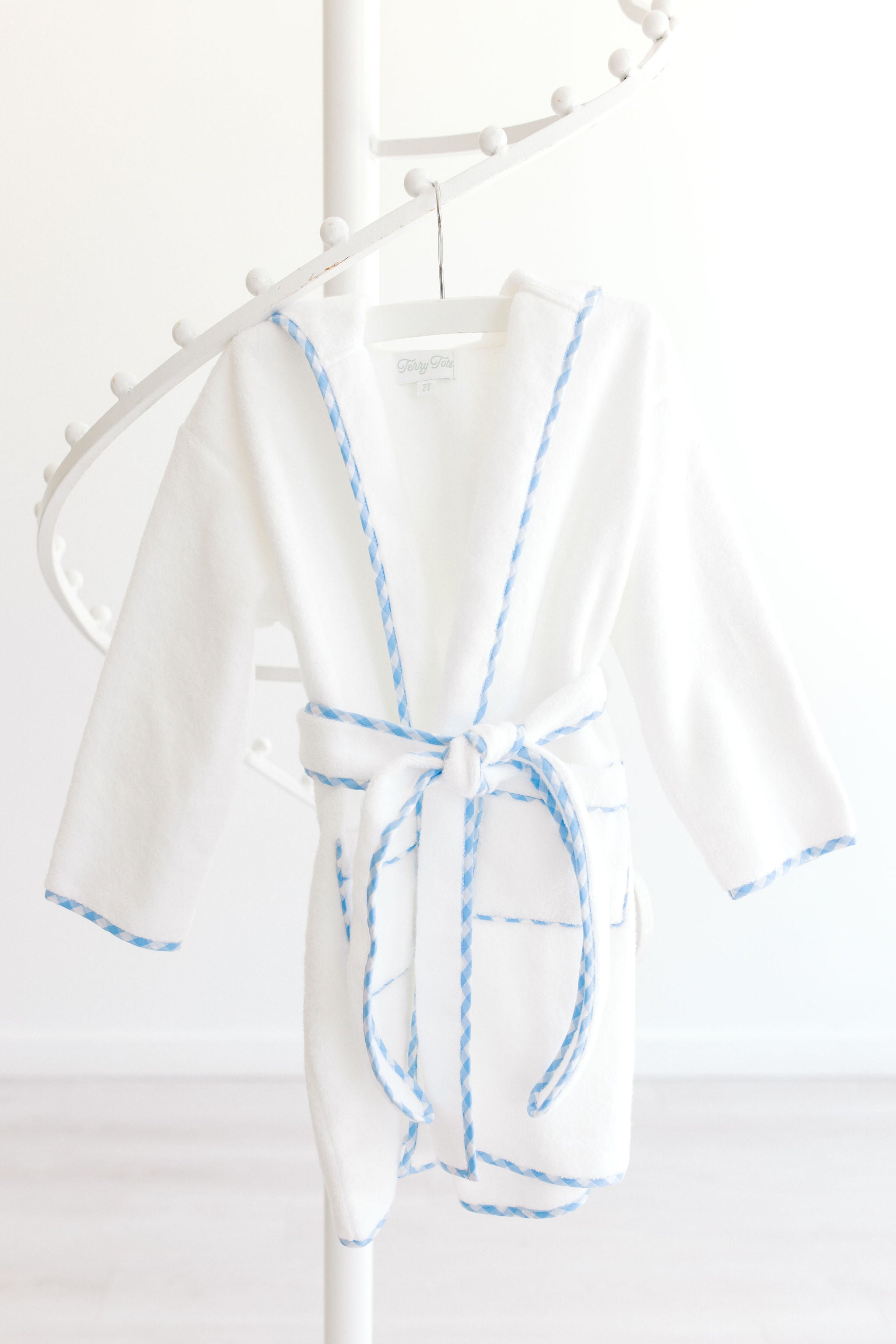 Bathrobe Blue Buffalo Check