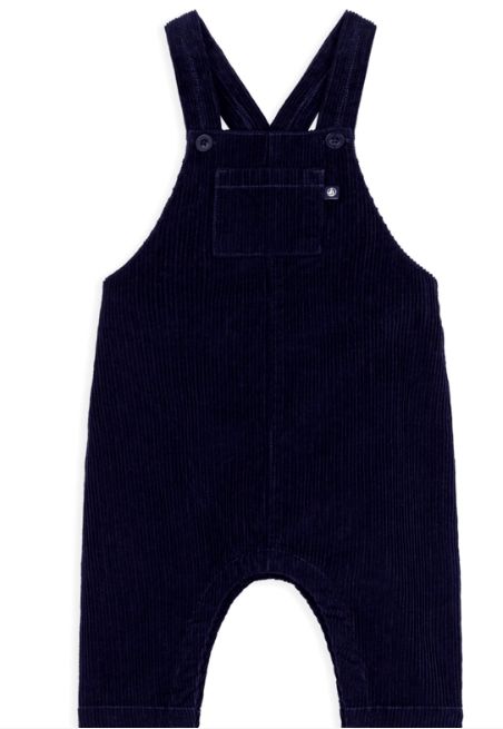 Baby Boy Corduroy Overall Navy F26