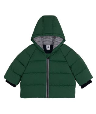 Baby Boy Green Puffer Jacket