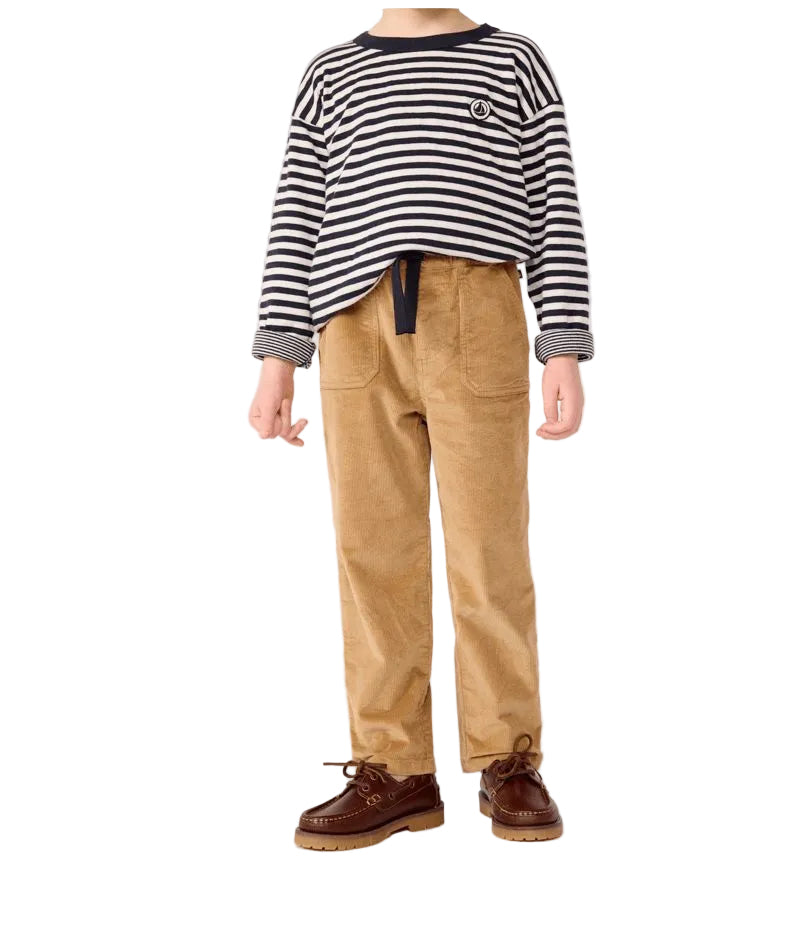 Boy Corduroy Pants Brown F26