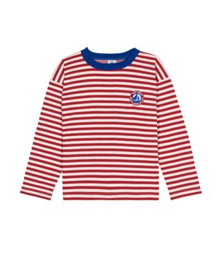 Red Stripe Long Sleeve Top