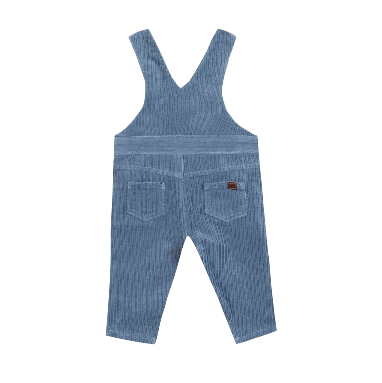 Dungaree long Blue Greyé in Velvet