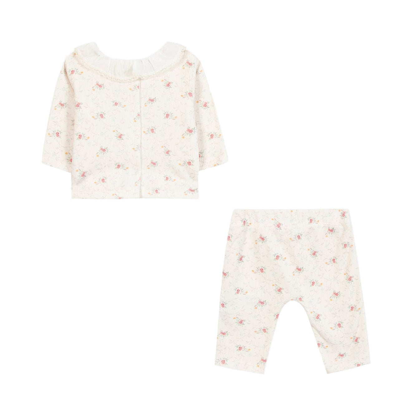 Outfit Long Ecru flowers