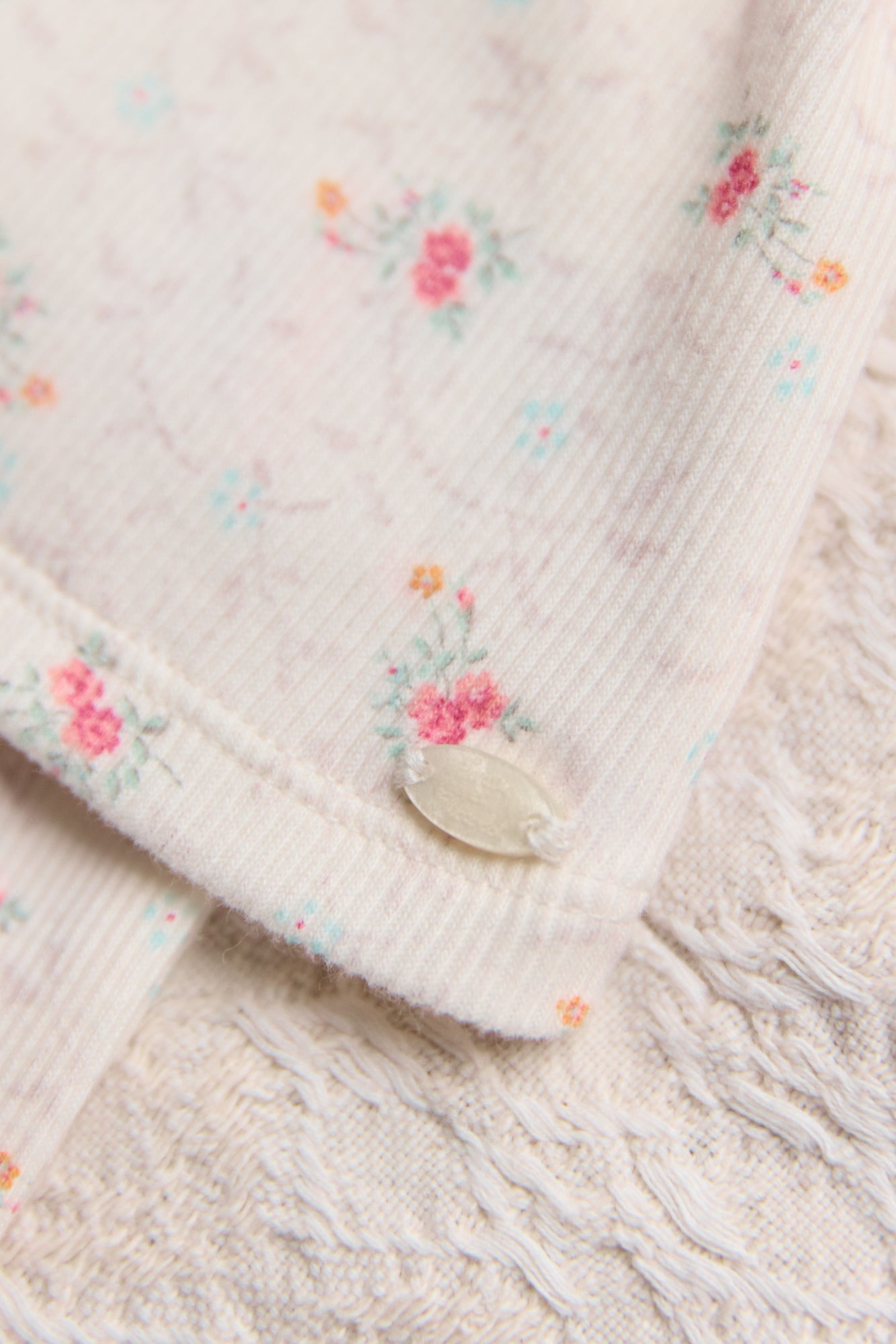 Outfit Long Ecru flowers