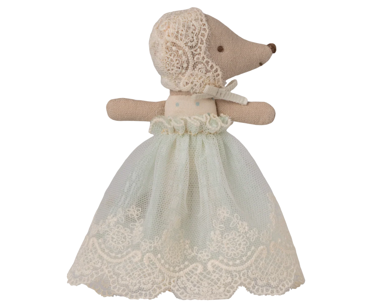 Maileg Baby Mouse in Gown