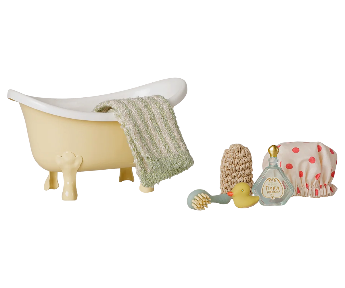Bathtub Set, Mouse Yellow