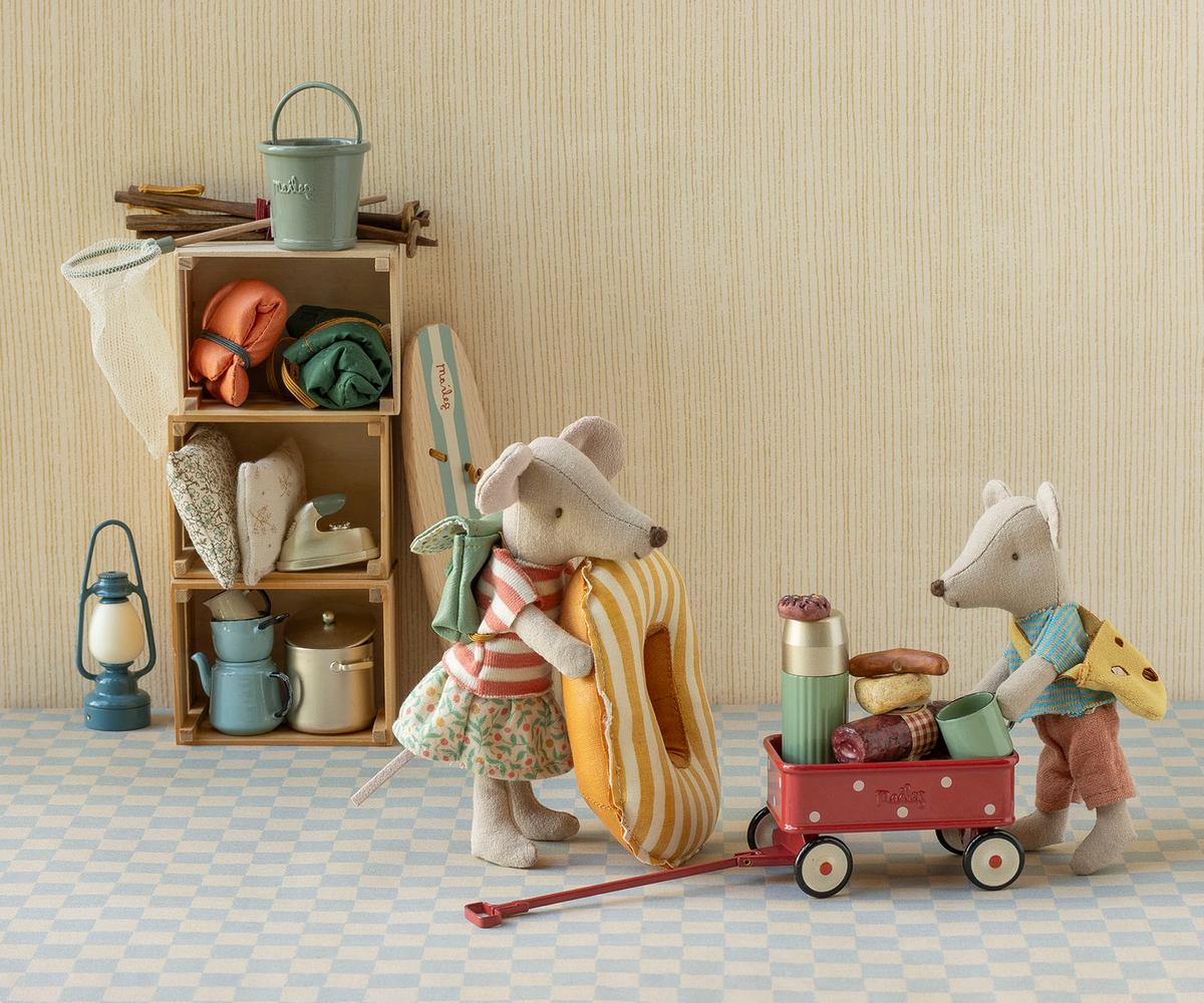 Wagon Mouse - Red