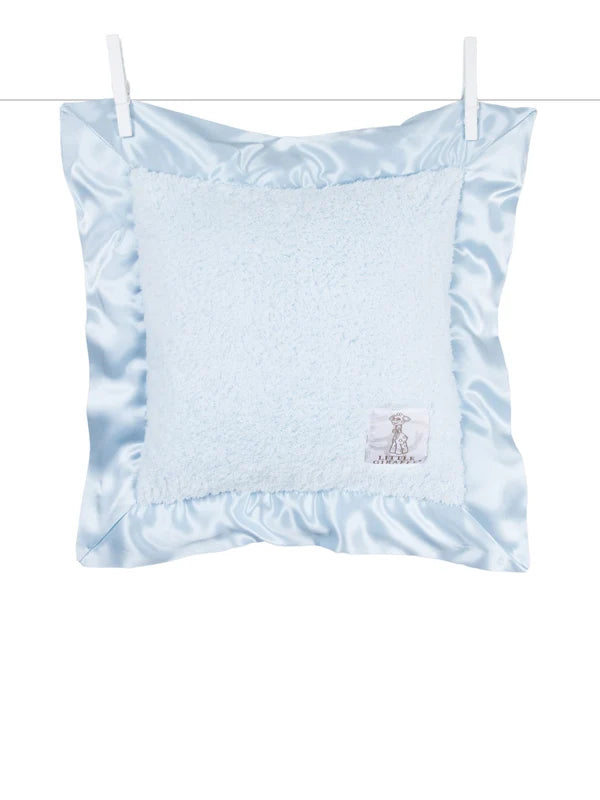 Chenille Baby Pillow Light Blue